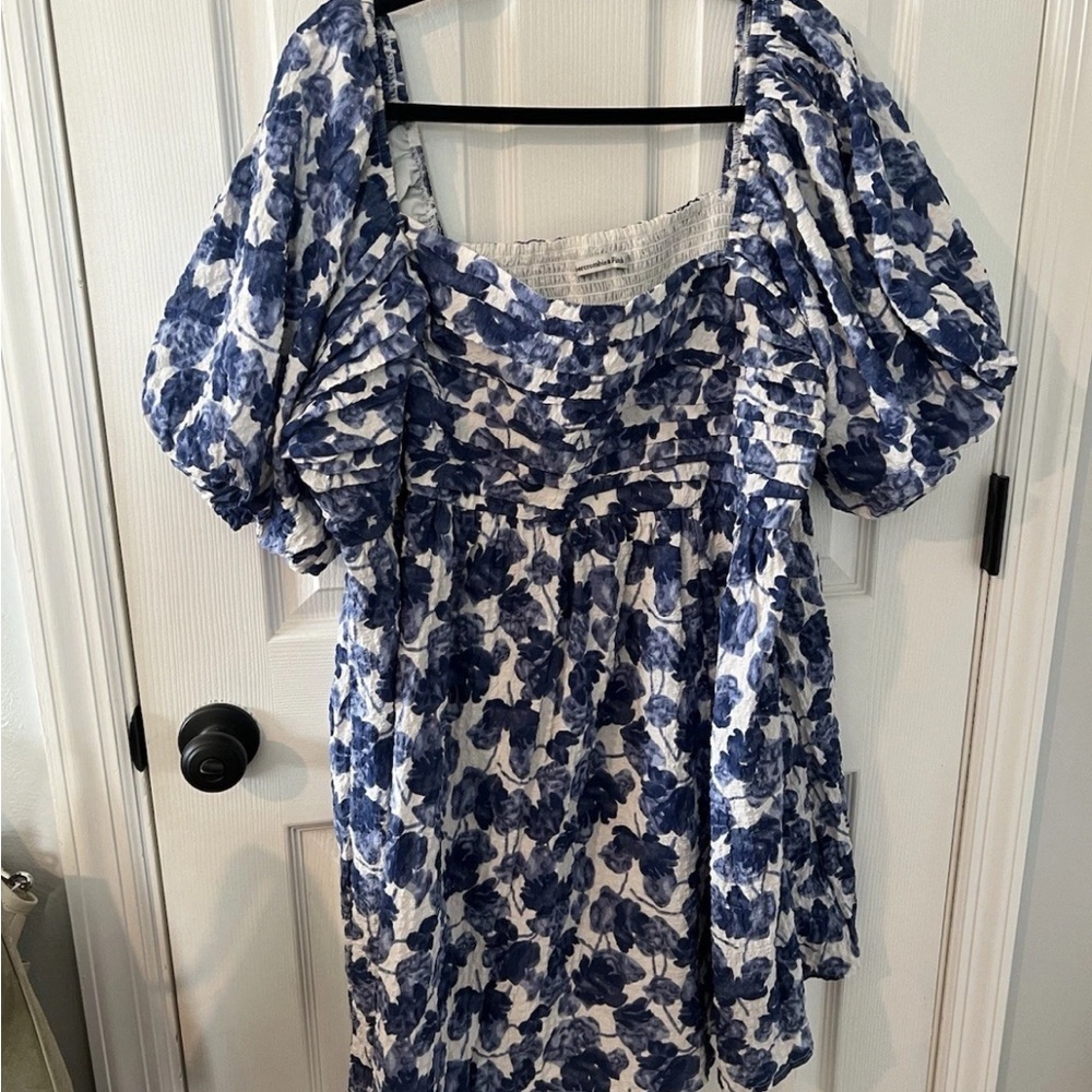 Abercrombie & Fitch Blue and White Emerson Dress.